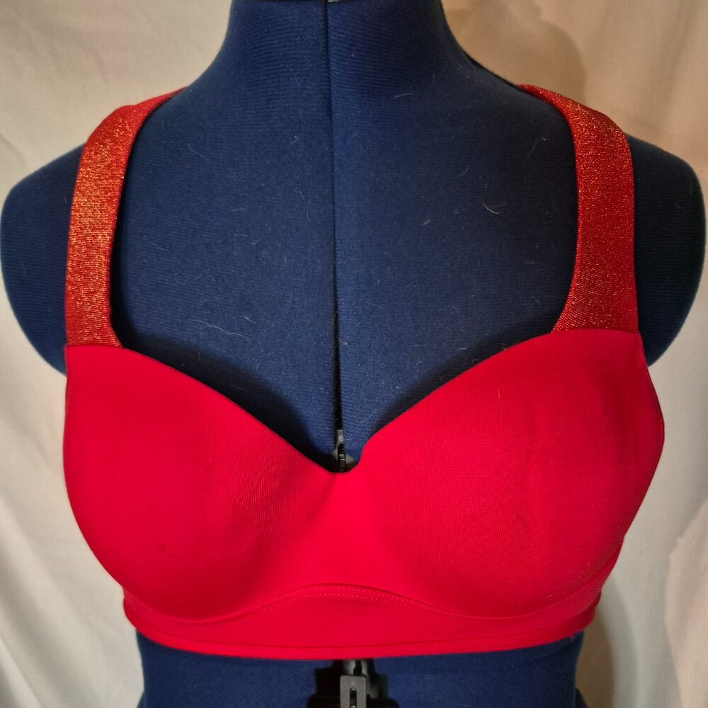 Victoria's Secret red push-up sports bra - 36B